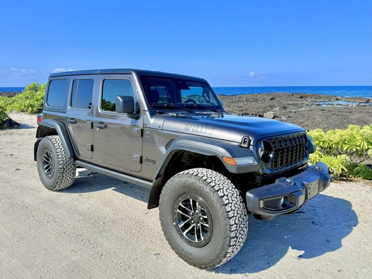 best family Jeep rental Hawaii Island for California travelers